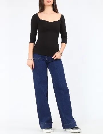 Bluza Bershka, negru