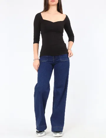 Bluza Bershka, negru