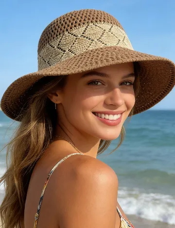 Palarie SHEIN, maro