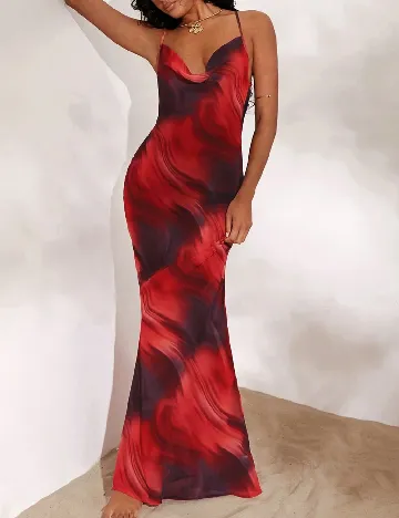 Rochie lunga SHEIN, rosu