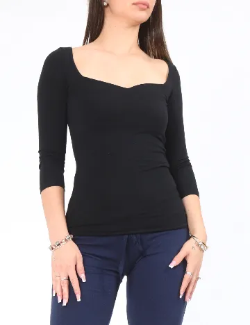 Bluza Bershka, negru