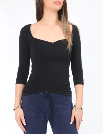 Bluza Bershka, negru
