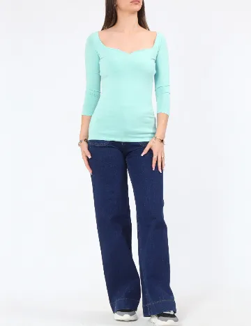 Bluza Bershka, turcoaz