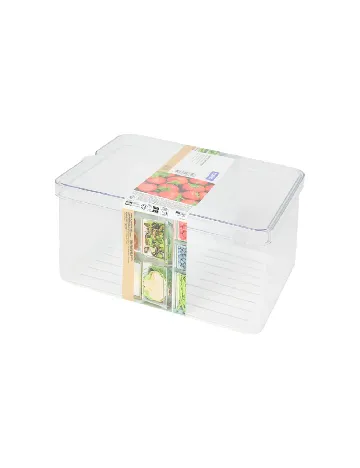 Organizator pentru frigider Rotho, transparent