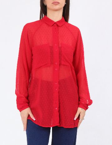 Camasa Bershka, rosu