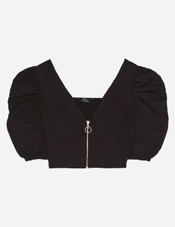 Top Bershka, negru