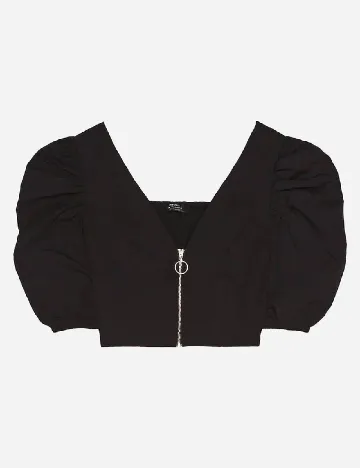 Top Bershka, negru