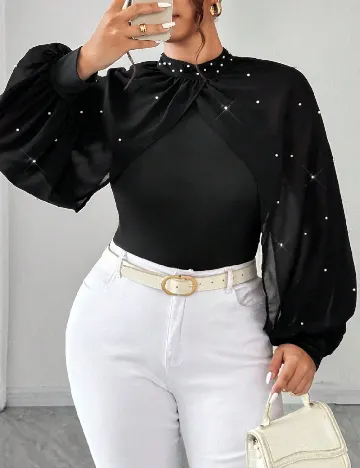 Body SHEIN CURVE, negru