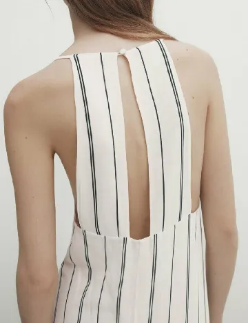 Rochie lunga Massimo Dutti, bej