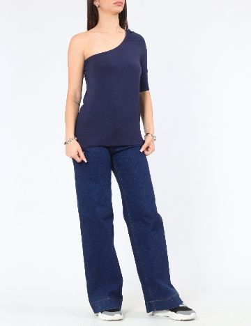 Bluza Bershka, bleumarin
