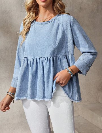 Bluza SHEIN, albastru