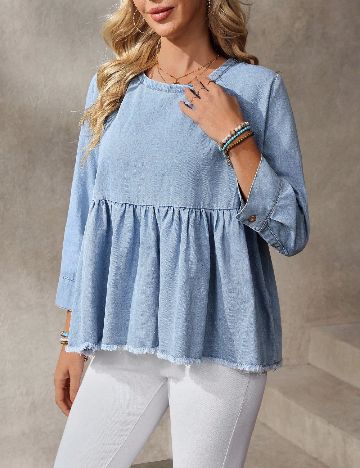 Bluza SHEIN, albastru