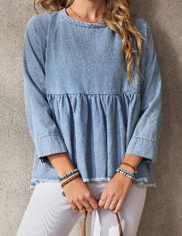 Bluza SHEIN, albastru