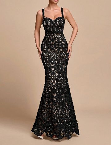 Rochie lunga SHEIN, negru