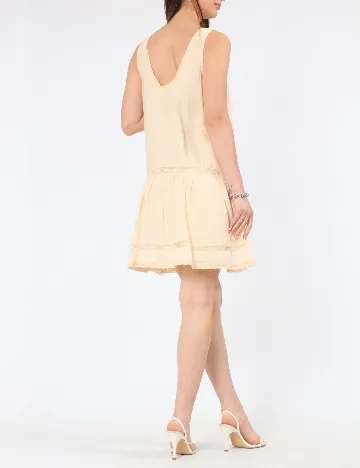 Rochie scurta Zara, crem