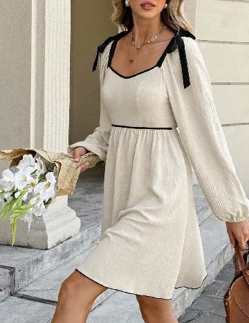 Rochie scurta SHEIN, bej
