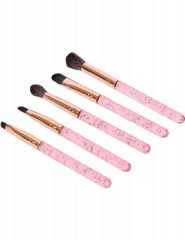 Set pensule de machiaj 5 bucati Belluto, roz