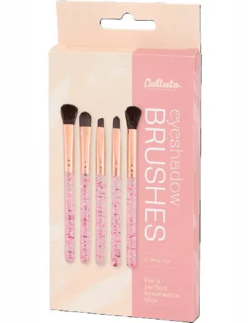 Set pensule de machiaj 5 bucati Belluto, roz