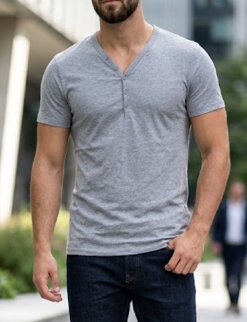 Tricou Bershka, gri