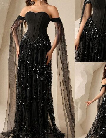 Rochie lunga SHEIN, negru