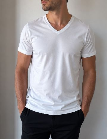 Tricou Bershka, alb