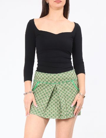 Fusta Zara, verde