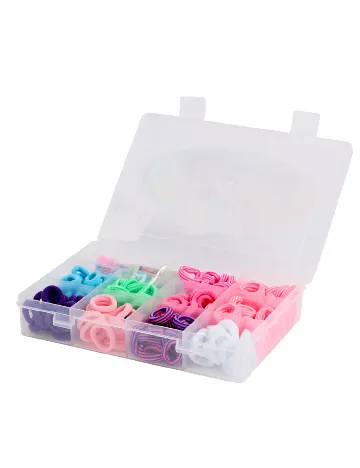 Set elastice pentru bratari Toys Amsterdam, mix culori