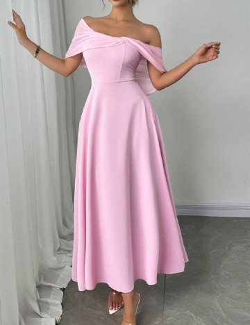 Rochie lunga SHEIN, roz