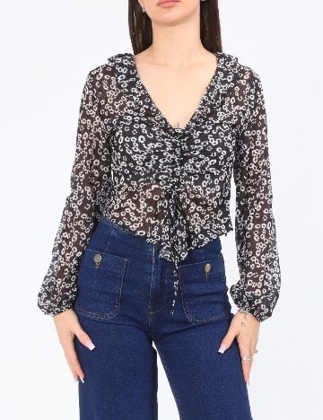 Bluza Bershka, negru