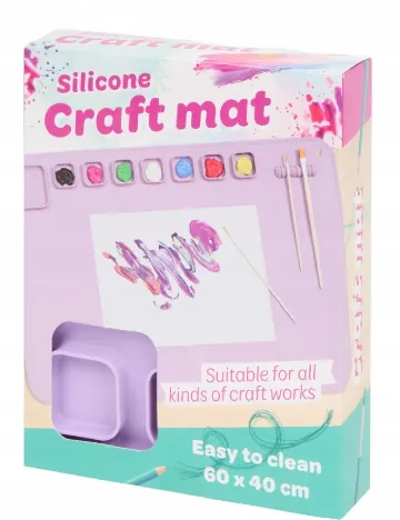Covoraș din silicon pentru pictură Dayes, mov