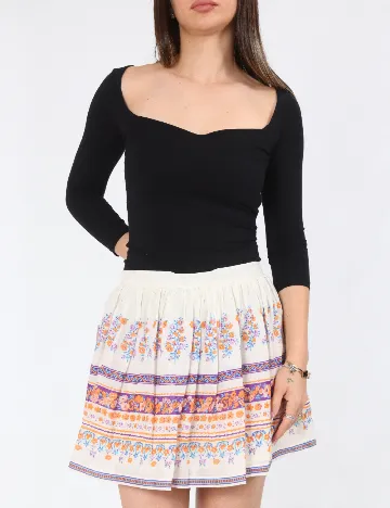 Fusta Zara, floral print
