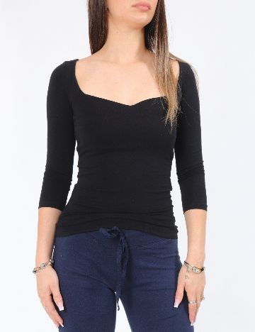Pantaloni Pull&Bear, bleumarin