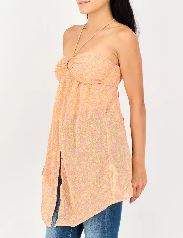 Bluza de plaja Bershka, floral print
