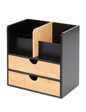 Organizator pentru birou ACTION, negru/crem