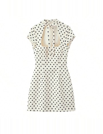 Rochie scurta SHEIN, crem