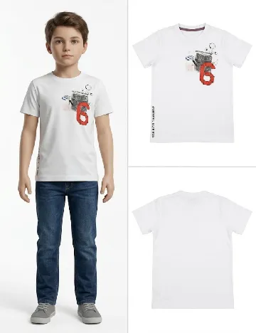 Tricou Zara, alb