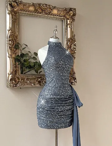 Rochie scurta SHEIN, albastru