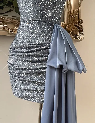 Rochie scurta SHEIN, albastru