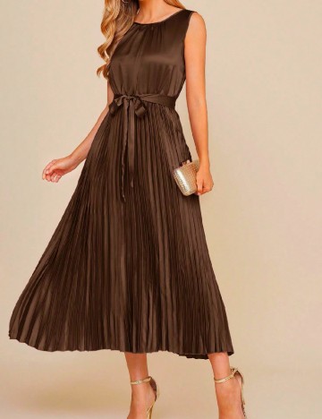 Rochie medie SHEIN, maro