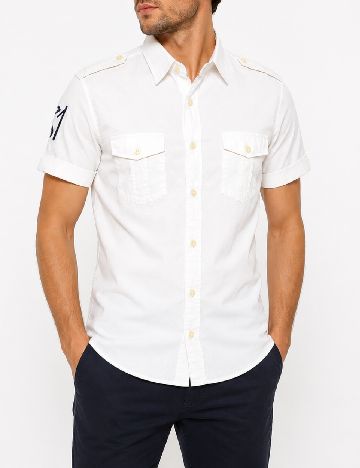 Camasa Bershka, alb