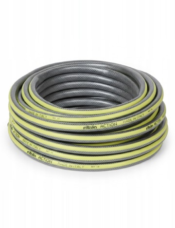 Furtun de gradina ACTION, gri/galben