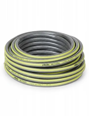 Furtun de gradina ACTION, gri/galben