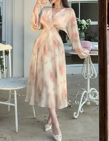 Rochie medie Dazy, mix culori