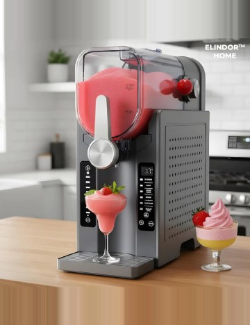 Masina Slushie, 6 Programe Automate,  Capacitate 2 L ACTION, negru