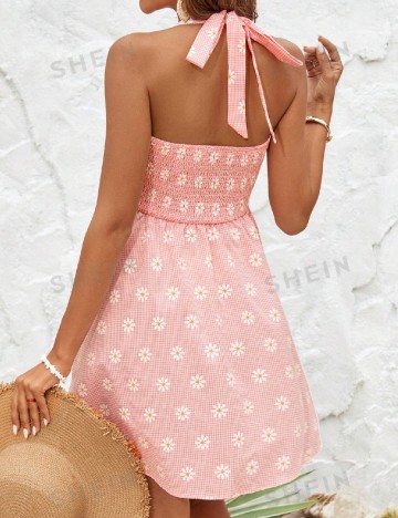 Rochie scurta SHEIN, roz