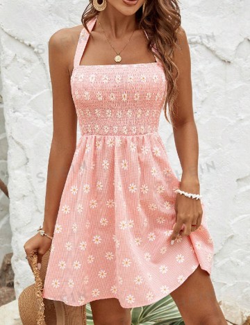 Rochie scurta SHEIN, roz