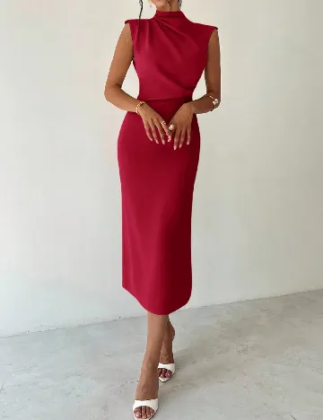 Rochie medie SHEIN, rosu