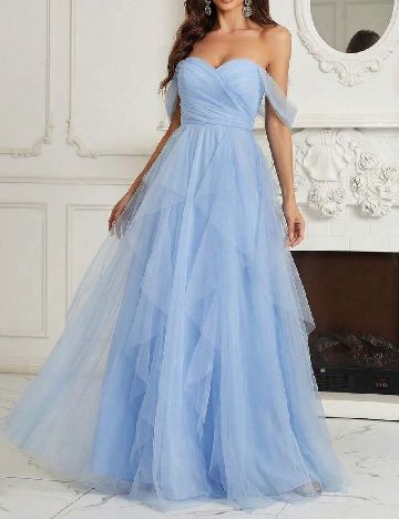 Rochie lunga SHEIN, albastru
