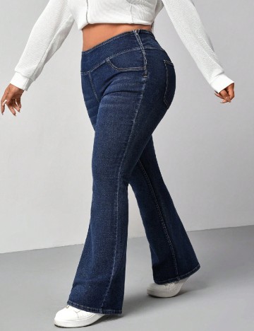 Blugi SHEIN CURVE, bleumarin
