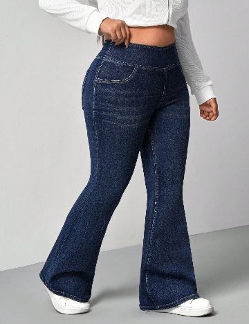 Blugi SHEIN CURVE, bleumarin